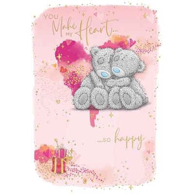 Me To You Bear Carte de Saint-Valentin Happy Heart - Publicité Me To You Bear Carte de Saint-Valentin Happy Heart - Publicité