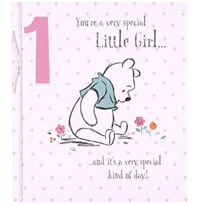 Hallmark Carte d'anniversaire pour petite fille Motif Winnie l'ourson - Publicité Hallmark Carte d'anniversaire pour petite fille Motif Winnie l'ourson - Publicité
