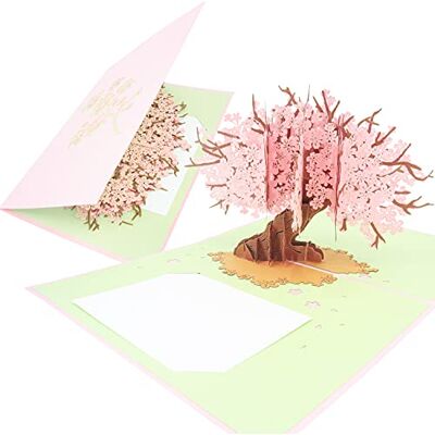 PopLife Cards Cherry blossom fête des mères popup carte pour toutes les occasions pour la fête des mères, joyeux anniversaire, remise des diplômes, anniversaire, se rétablissent, sympathie carte de f - Publicité PopLife Cards Cherry blossom fête des mères popup carte pour toutes les occasions pour la fête des mères, joyeux anniversaire, remise des diplômes, anniversaire, se rétablissent, sympathie carte de f - Publicité