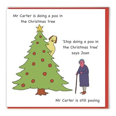 Candy Carte de Noël amusante – « Mr Carter » – Otherwhats – Illustration hilarante – Humour de dessin animé grossier – Caricaturiste surréaliste – Cartes coquines pour hommes, femmes, amis - Publicité Candy Carte de Noël amusante – « Mr Carter » – Otherwhats – Illustration hilarante – Humour de dessin animé grossier – Caricaturiste surréaliste – Cartes coquines pour hommes, femmes, amis - Publicité