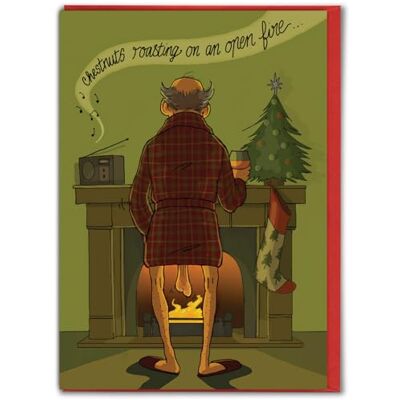 Candy Cartes de Noël hilarantes et amusantes – « Rôtissage de châtaignes » – Cartes de Noël coquines pour lui, elle – Humour festif saisonnier pour la famille, les amis, les amis et les - Publicité Candy Cartes de Noël hilarantes et amusantes – « Rôtissage de châtaignes » – Cartes de Noël coquines pour lui, elle – Humour festif saisonnier pour la famille, les amis, les amis et les - Publicité