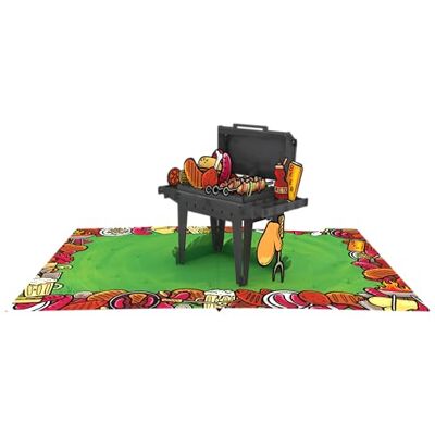 Asvp shop - POP67 - Grill 3D - Carte pop-up - Publicité Asvp shop - POP67 - Grill 3D - Carte pop-up - Publicité