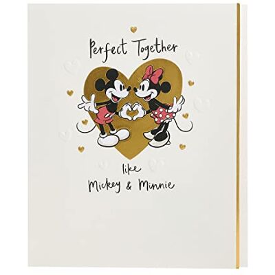 UK Greetings Carte d'anniversaire Disney pour lui/elle/ami avec enveloppe – Motif Mickey et Minnie Mouse - Publicité UK Greetings Carte d'anniversaire Disney pour lui/elle/ami avec enveloppe – Motif Mickey et Minnie Mouse - Publicité