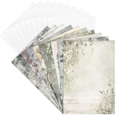ideen mit herz Set de cartes de vœux motivées Cartes de condoléances Cartes de condoléance Enveloppes incluses 11,5 cm x 16,5 cm Lot de 20 (Condolences, floral 2) - Publicité ideen mit herz Set de cartes de vœux motivées Cartes de condoléances Cartes de condoléance Enveloppes incluses 11,5 cm x 16,5 cm Lot de 20 (Condolences, floral 2) - Publicité