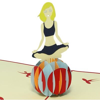 Lin ' Carte – Pop Up – Carte Pop Up Cartes anniversaire, cartes de félicitations 3d Wellness Carte d'anniversaire Sport Yoga, N279 - Publicité Lin ' Carte – Pop Up – Carte Pop Up Cartes anniversaire, cartes de félicitations 3d Wellness Carte d'anniversaire Sport Yoga, N279 - Publicité