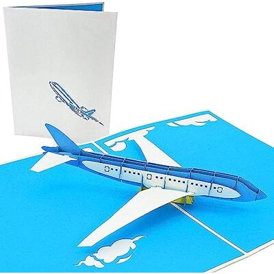PopLife Cards Avion Jet Fête des pères popup carte pour toutes les occasions fête des pères, joyeux anniversaire, remise des diplômes, retraite, anniversaire de travail, félicitations des pilotes, le - Publicité PopLife Cards Avion Jet Fête des pères popup carte pour toutes les occasions fête des pères, joyeux anniversaire, remise des diplômes, retraite, anniversaire de travail, félicitations des pilotes, le - Publicité