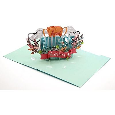 ASVP Shop - Nurse Pop-Up Card - Merci - NHS - Card - Publicité ASVP Shop - Nurse Pop-Up Card - Merci - NHS - Card - Publicité