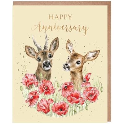 Wrendale Designs Carte d'anniversaire de cerf « My Deer » - Publicité Wrendale Designs Carte d'anniversaire de cerf « My Deer » - Publicité