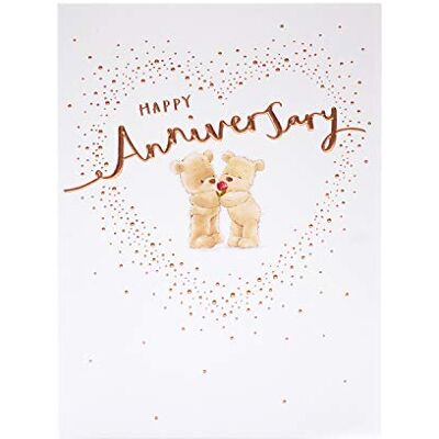 UK Greetings Carte d'anniversaire de mariage Motif oursons - Publicité UK Greetings Carte d'anniversaire de mariage Motif oursons - Publicité