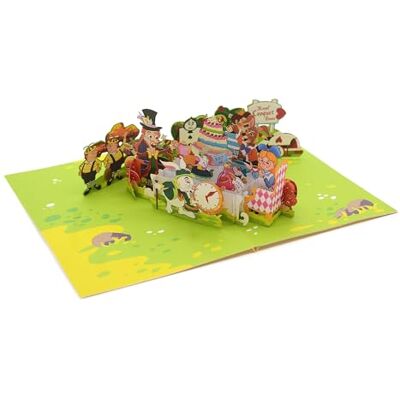 ASVP Shop Alice Carte pop-up 3D faite à la main, carte de vœux pour fan d'Alice, carte d'anniversaire, carte de fête des mères, carte souvenir unique - Publicité ASVP Shop Alice Carte pop-up 3D faite à la main, carte de vœux pour fan d'Alice, carte d'anniversaire, carte de fête des mères, carte souvenir unique - Publicité