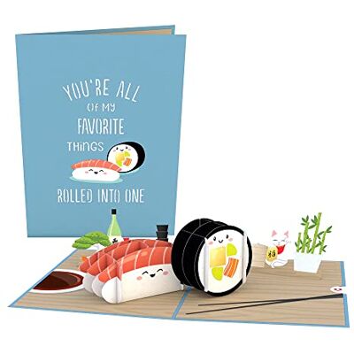 Lovepop Carte pop-up quotidienne pour elle, lui, filles, garçons – Cartes de vœux d'amour 3D – Choses préférées – 12,7 x 17,8 cm – Carte vierge et enveloppe incluses - Publicité Lovepop Carte pop-up quotidienne pour elle, lui, filles, garçons – Cartes de vœux d'amour 3D – Choses préférées – 12,7 x 17,8 cm – Carte vierge et enveloppe incluses - Publicité
