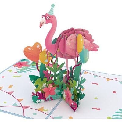 Lovepop Flamazing Carte d'anniversaire pop-up flamant rose 3D pour elle, amie, femme, collègue de travail (anniversaire) 12,7 x 17,8 cm avec enveloppe - Publicité Lovepop Flamazing Carte d'anniversaire pop-up flamant rose 3D pour elle, amie, femme, collègue de travail (anniversaire) 12,7 x 17,8 cm avec enveloppe - Publicité