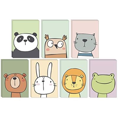 Panda Lot de 49 cartes de vœux vierges écologiques en carton recyclé avec enveloppes vertes recyclées - Publicité Panda Lot de 49 cartes de vœux vierges écologiques en carton recyclé avec enveloppes vertes recyclées - Publicité