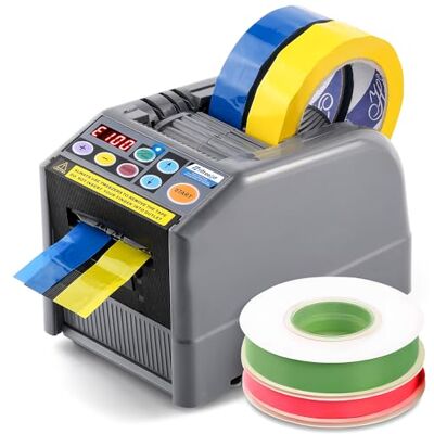 Frifreego Distributeur automatique de ruban pour épaisseur de ruban de 0,5 mm, machine de découpe électrique, max. longueur de coupe 999 mm pour largeur de ruban 6-60 mm, 110 V - Publicité Frifreego Distributeur automatique de ruban pour épaisseur de ruban de 0,5 mm, machine de découpe électrique, max. longueur de coupe 999 mm pour largeur de ruban 6-60 mm, 110 V - Publicité