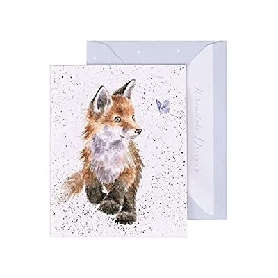 Wrendale Designs Wrendale GE072 Carte de vœux double, avec enveloppe, mini carte rien que pour vous, renard, Born to be wild Beige 7,5 x 9 cm - Publicité Wrendale Designs Wrendale GE072 Carte de vœux double, avec enveloppe, mini carte rien que pour vous, renard, Born to be wild Beige 7,5 x 9 cm - Publicité
