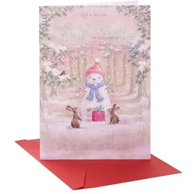 UK Greetings Carte de Noël pour nièce – Carte de Noël pour nièce – Carte de Noël pour une merveilleuse nièce - Publicité UK Greetings Carte de Noël pour nièce – Carte de Noël pour nièce – Carte de Noël pour une merveilleuse nièce - Publicité