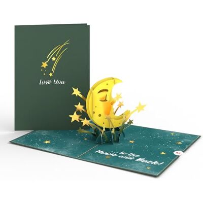 Lovepop Carte pop-up quotidienne pour elle, lui, filles, garçons – Cartes de vœux d'amour 3D – Love You to the Moon – 12,7 x 17,8 cm – Carte vierge et enveloppe incluses - Publicité Lovepop Carte pop-up quotidienne pour elle, lui, filles, garçons – Cartes de vœux d'amour 3D – Love You to the Moon – 12,7 x 17,8 cm – Carte vierge et enveloppe incluses - Publicité