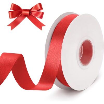 Aujzoo Ruban en satin épais de 20 mm pour emballage cadeau, loisirs créatifs, anniversaire, fête des mères, fête des pères, Noël, Saint-Valentin, mariage, fiançailles, décorations de 20 mm - Publicité Aujzoo Ruban en satin épais de 20 mm pour emballage cadeau, loisirs créatifs, anniversaire, fête des mères, fête des pères, Noël, Saint-Valentin, mariage, fiançailles, décorations de 20 mm - Publicité