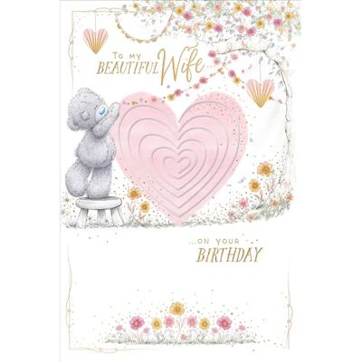 Me To You Tatty Teddy Carte d'anniversaire pop-up de luxe pour femme 15,2 x 22,9 cm – Collection officielle - Publicité Me To You Tatty Teddy Carte d'anniversaire pop-up de luxe pour femme 15,2 x 22,9 cm – Collection officielle - Publicité