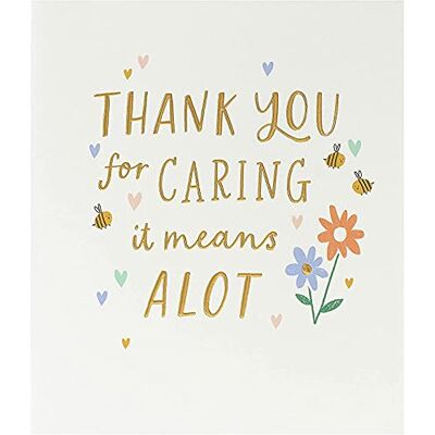 UK Greetings Carte de remerciement pour lui/elle/amie – Motif floral - Publicité UK Greetings Carte de remerciement pour lui/elle/amie – Motif floral - Publicité