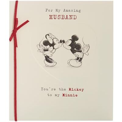 UK Greetings Disney Carte d'anniversaire pour mari Mickey et Minnie - Publicité UK Greetings Disney Carte d'anniversaire pour mari Mickey et Minnie - Publicité