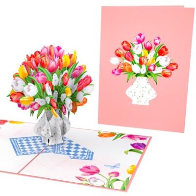 PopLife Carte pop-up 3D faite à la main pour la fête des mères, la Saint-Valentin, un anniversaire, Pâques – Cadeau pour maman, épouse, grand-mère, sœur, fille, tante, belle-mère - Publicité PopLife Carte pop-up 3D faite à la main pour la fête des mères, la Saint-Valentin, un anniversaire, Pâques – Cadeau pour maman, épouse, grand-mère, sœur, fille, tante, belle-mère - Publicité