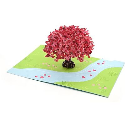 ASVP Shop Carte pop-up 3D, motif arbre de cœurs, carte de vœux faite à la main pour la fête des mères, la Saint-Valentin, un anniversaire, un mariage, des fiançailles, une romance, la pensée de vous manquer - Publicité ASVP Shop Carte pop-up 3D, motif arbre de cœurs, carte de vœux faite à la main pour la fête des mères, la Saint-Valentin, un anniversaire, un mariage, des fiançailles, une romance, la pensée de vous manquer - Publicité