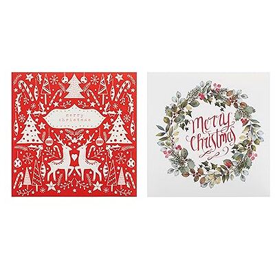 UK Greetings Lot de 16 cartes de Noël pour lui/elle/ami – 2 motifs traditionnels - Publicité UK Greetings Lot de 16 cartes de Noël pour lui/elle/ami – 2 motifs traditionnels - Publicité