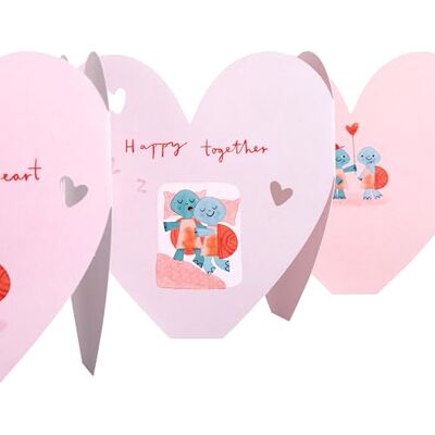 Hallmark Carte de Saint-Valentin « One I Love » pour une personne que j'aime, cœur rose concertina, Saint-Valentin, avec enveloppe, rose - Publicité Hallmark Carte de Saint-Valentin « One I Love » pour une personne que j'aime, cœur rose concertina, Saint-Valentin, avec enveloppe, rose - Publicité