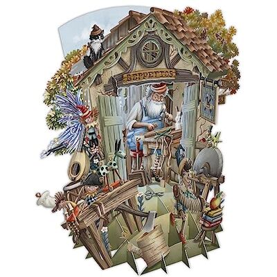 Carte pop-up 3D Pinocchio TW053 - Publicité Carte pop-up 3D Pinocchio TW053 - Publicité