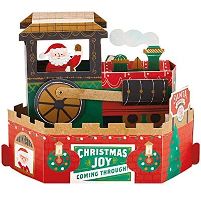 Hallmark – Carte de Noël Père Noël musicale 3D avec mouvement - Publicité Hallmark – Carte de Noël Père Noël musicale 3D avec mouvement - Publicité