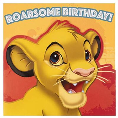 Hallmark Carte d'anniversaire pour enfants – Motif Simba Roi Lion - Publicité Hallmark Carte d'anniversaire pour enfants – Motif Simba Roi Lion - Publicité