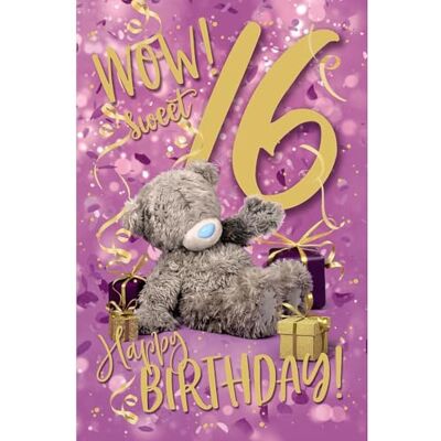 Me To You Carte d'anniversaire 16 ans - Publicité Me To You Carte d'anniversaire 16 ans - Publicité