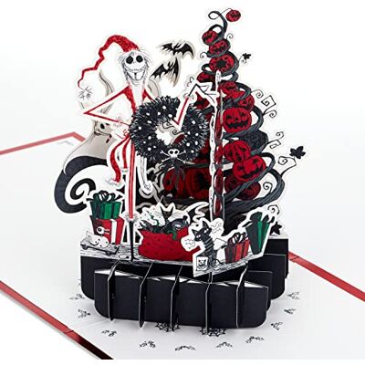 Hallmark Signature Paper Wonder Carte de Noël pop-up Motif L'Étrange Noël de monsieur Jack - Publicité Hallmark Signature Paper Wonder Carte de Noël pop-up Motif L'Étrange Noël de monsieur Jack - Publicité