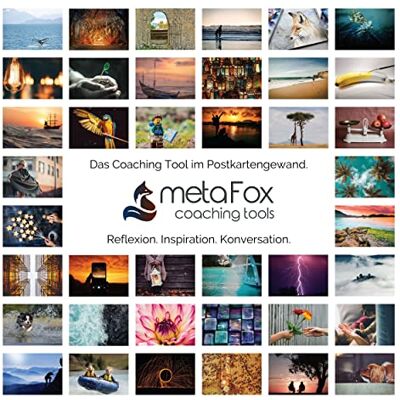 metaFox Coaching Bildkarten Coaching Karten 'Positive Psychologie' Impulskarten für Coaching, Therapie & Workshops Motivationskarten zur Reflexion - Publicité metaFox Coaching Bildkarten Coaching Karten 'Positive Psychologie' Impulskarten für Coaching, Therapie & Workshops Motivationskarten zur Reflexion - Publicité