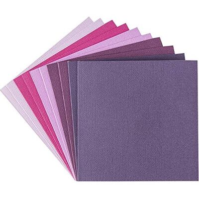ideen mit herz Lot de cartes de vœux 10 cartes colorées avec 10 enveloppes blanches aspect lin noble vierge neutre (Tons baies, 11 x 11 cm) - Publicité ideen mit herz Lot de cartes de vœux 10 cartes colorées avec 10 enveloppes blanches aspect lin noble vierge neutre (Tons baies, 11 x 11 cm) - Publicité