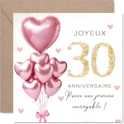 Stuff4 Étape Carte d'Anniversaire 30 Ans, Ambiance Festive et Joyeuse - Publicité Stuff4 Étape Carte d'Anniversaire 30 Ans, Ambiance Festive et Joyeuse - Publicité