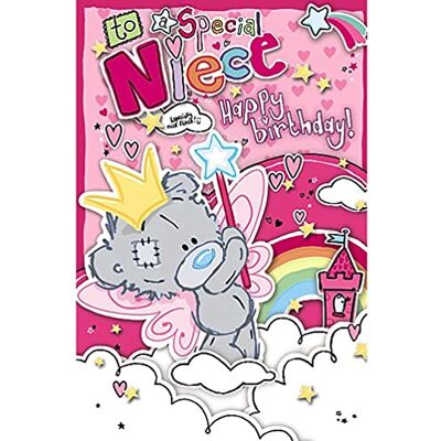 Me To You Bear Tatty Teddy Carte d'anniversaire pour nièce Inscription To a Special Niece Happy Birthday - Publicité Me To You Bear Tatty Teddy Carte d'anniversaire pour nièce Inscription To a Special Niece Happy Birthday - Publicité