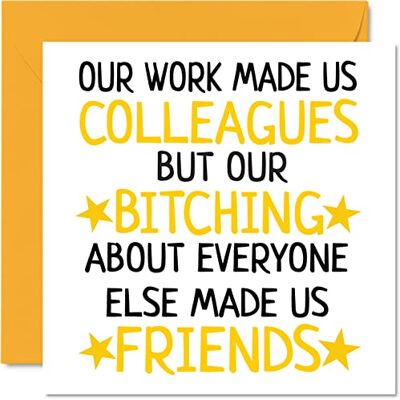 Stuff4 Sorry Your Leaving Good Luck In Your New Job Card 145 mm - Publicité Stuff4 Sorry Your Leaving Good Luck In Your New Job Card 145 mm - Publicité