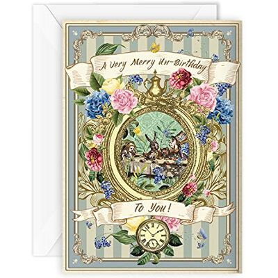 ASVP Shop Alice au pays des merveilles Carte d'anniversaire Chapelier fou Fête de remerciement - Publicité ASVP Shop Alice au pays des merveilles Carte d'anniversaire Chapelier fou Fête de remerciement - Publicité