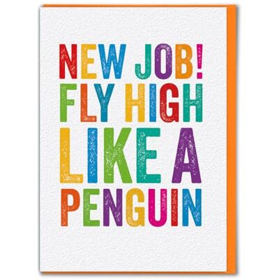 Candy Carte de nouvel emploi amusante – « Fly High Like A Penguin » – Bonne chance dans un nouvel emploi – Cartes humoristiques – Pour lui, elle, ami, compagnon, collègue de travail - Publicité Candy Carte de nouvel emploi amusante – « Fly High Like A Penguin » – Bonne chance dans un nouvel emploi – Cartes humoristiques – Pour lui, elle, ami, compagnon, collègue de travail - Publicité