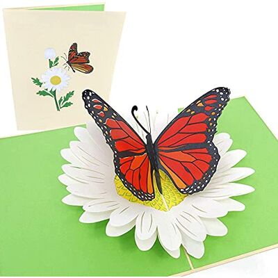 PopLife Carte pop-up 3D pour la fête des Mères Motif papillon monarque orange Joyeux anniversaire, remerciements, Saint-Valentin, anniversaire pour maman, fille, épouse, grand-mère, sœur, petite - Publicité PopLife Carte pop-up 3D pour la fête des Mères Motif papillon monarque orange Joyeux anniversaire, remerciements, Saint-Valentin, anniversaire pour maman, fille, épouse, grand-mère, sœur, petite - Publicité