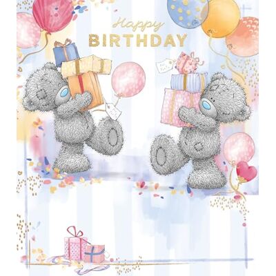 Me To You Tatty Teddy Carte d'anniversaire mignonne pour amis ou famille Ours en peluche Tatty Teddy Cadeau de transport 12,7 x 15,2 cm – Collection officielle - Publicité Me To You Tatty Teddy Carte d'anniversaire mignonne pour amis ou famille Ours en peluche Tatty Teddy Cadeau de transport 12,7 x 15,2 cm – Collection officielle - Publicité