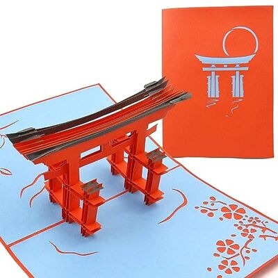PopLife Cards Torii japon gate 3d popup carte de voeux pour toutes les occasions voyageurs asie, architecte, plis amoureux de l'histoire japonaise pour l'envoi d'anniversaire, remise des diplômes, re - Publicité PopLife Cards Torii japon gate 3d popup carte de voeux pour toutes les occasions voyageurs asie, architecte, plis amoureux de l'histoire japonaise pour l'envoi d'anniversaire, remise des diplômes, re - Publicité