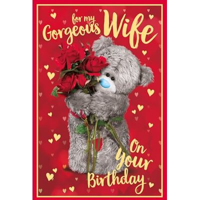 Me To You Carte d'anniversaire holographique 3D pour épouse - Publicité Me To You Carte d'anniversaire holographique 3D pour épouse - Publicité