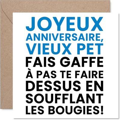 Stuff4 Humour Carte d'Anniversaire, Clin d'Œil Espiègle au Temps Qui Passe - Publicité Stuff4 Humour Carte d'Anniversaire, Clin d'Œil Espiègle au Temps Qui Passe - Publicité