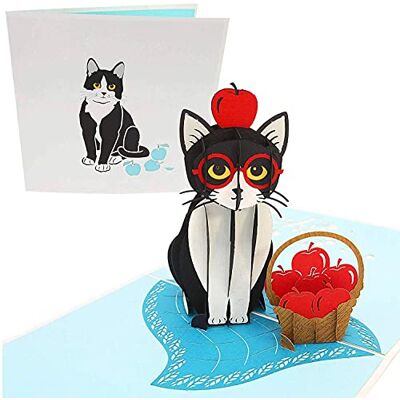 PopLife Cards Chat ludique pop up carte de voeux 3d pop up carte de voeux carte d'amoureux de chat, carte d'enseignant, carte drôles d'enfants plis à plat pour l'expédition carte de fête des mè - Publicité PopLife Cards Chat ludique pop up carte de voeux 3d pop up carte de voeux carte d'amoureux de chat, carte d'enseignant, carte drôles d'enfants plis à plat pour l'expédition carte de fête des mè - Publicité