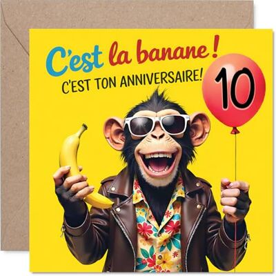Stuff4 Ludique Carte d'Anniversaire 10 Ans, Ambiance Festive Garantie - Publicité Stuff4 Ludique Carte d'Anniversaire 10 Ans, Ambiance Festive Garantie - Publicité
