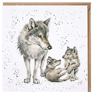 Wrendale Designs Carte de vœux loups - Publicité Wrendale Designs Carte de vœux loups - Publicité