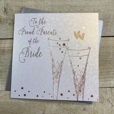 White Cotton Cards Carte de mariage faite à la main pour les parents de la mariée (B110-B) - Publicité White Cotton Cards Carte de mariage faite à la main pour les parents de la mariée (B110-B) - Publicité
